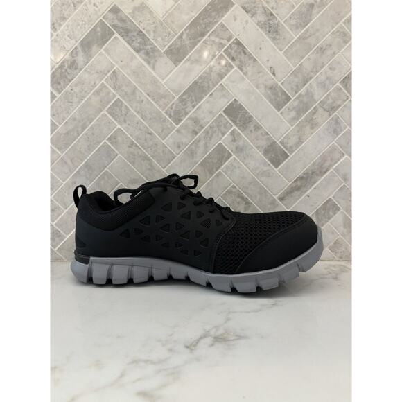 NEW Reebok Men's Sublite Cushion Work Alloy Safety Toe Shoes RB041 Women's 10M - Picture 6 of 9